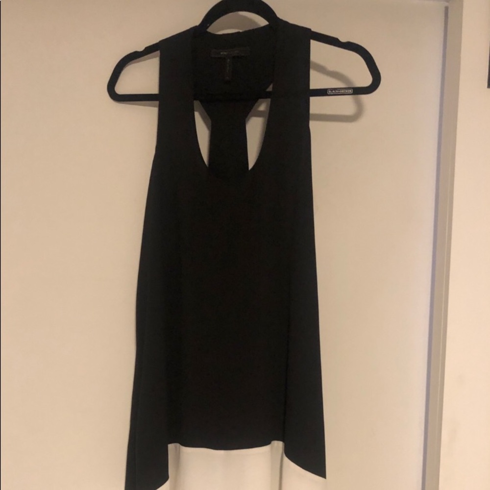 BCBG Black and white MIDI dress XS